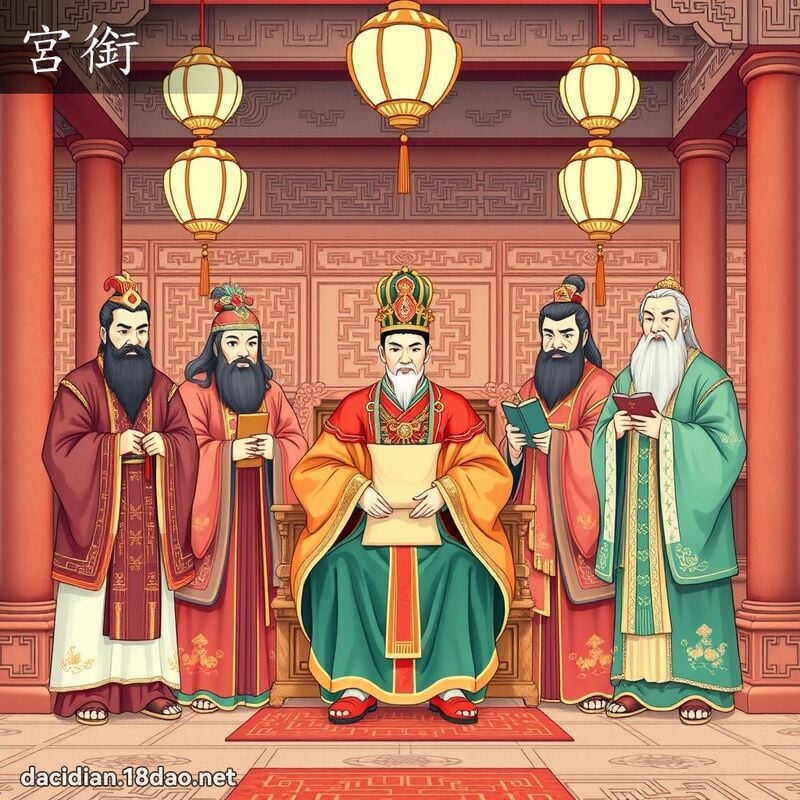宫衔 - 国语大辞典配图