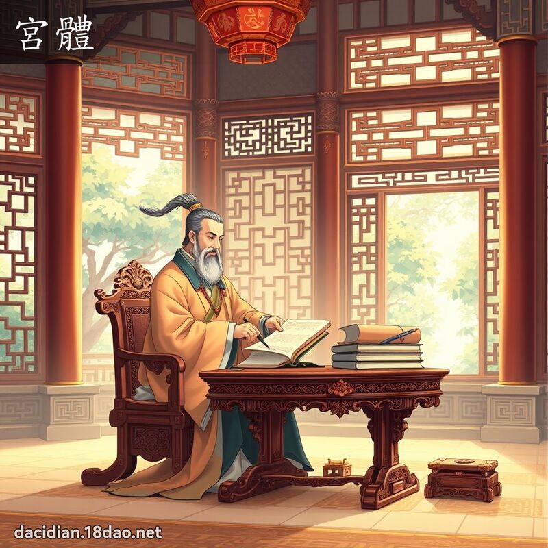 宫体 - 国语大辞典配图