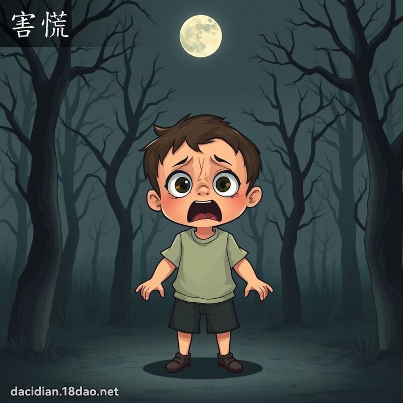 害慌 - 国语大辞典配图