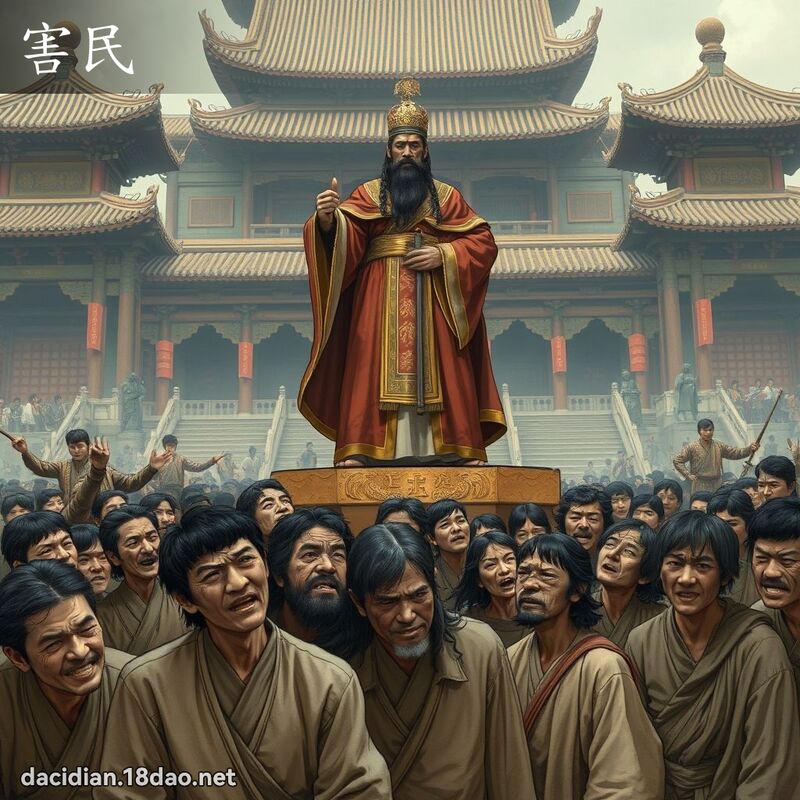 害民 - 國語大辭典配圖