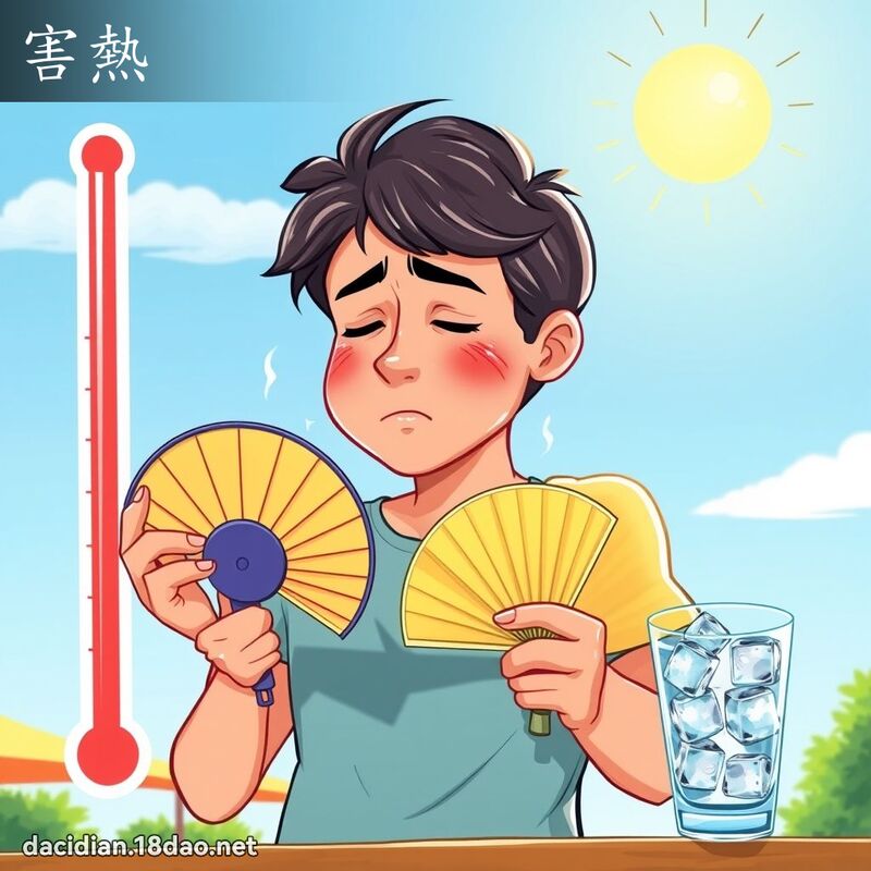 害熱 - 國語大辭典配圖