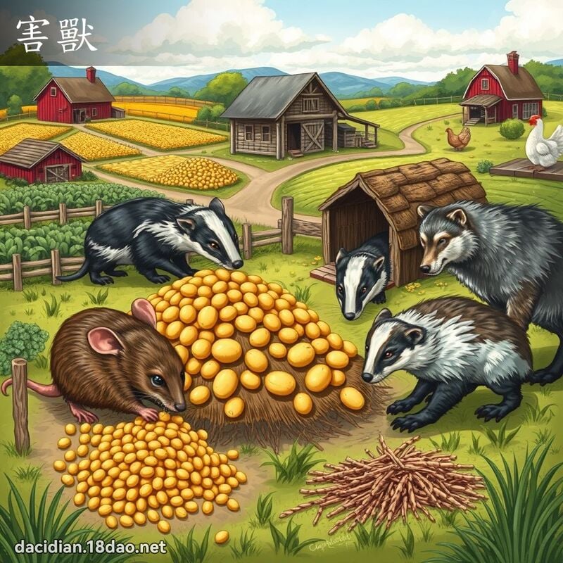 害獸 - 國語大辭典配圖