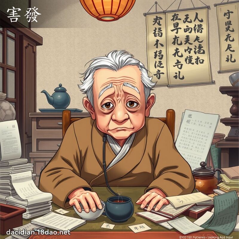 害发 - 国语大辞典配图