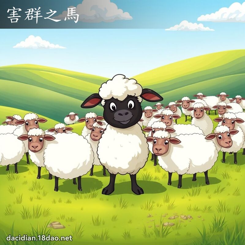 害群之马 - 国语大辞典配图