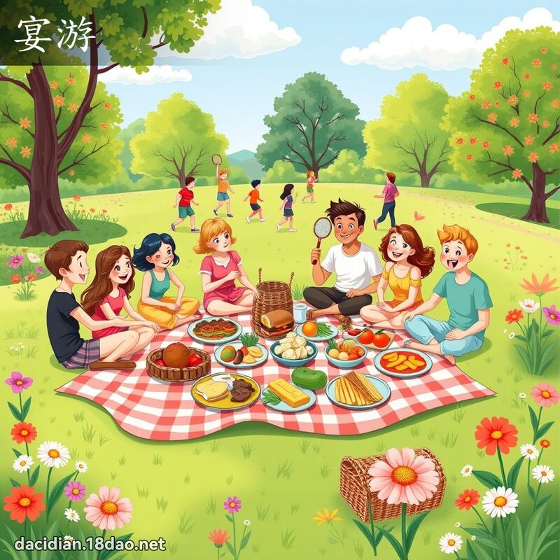 宴游 - 國語大辭典配圖