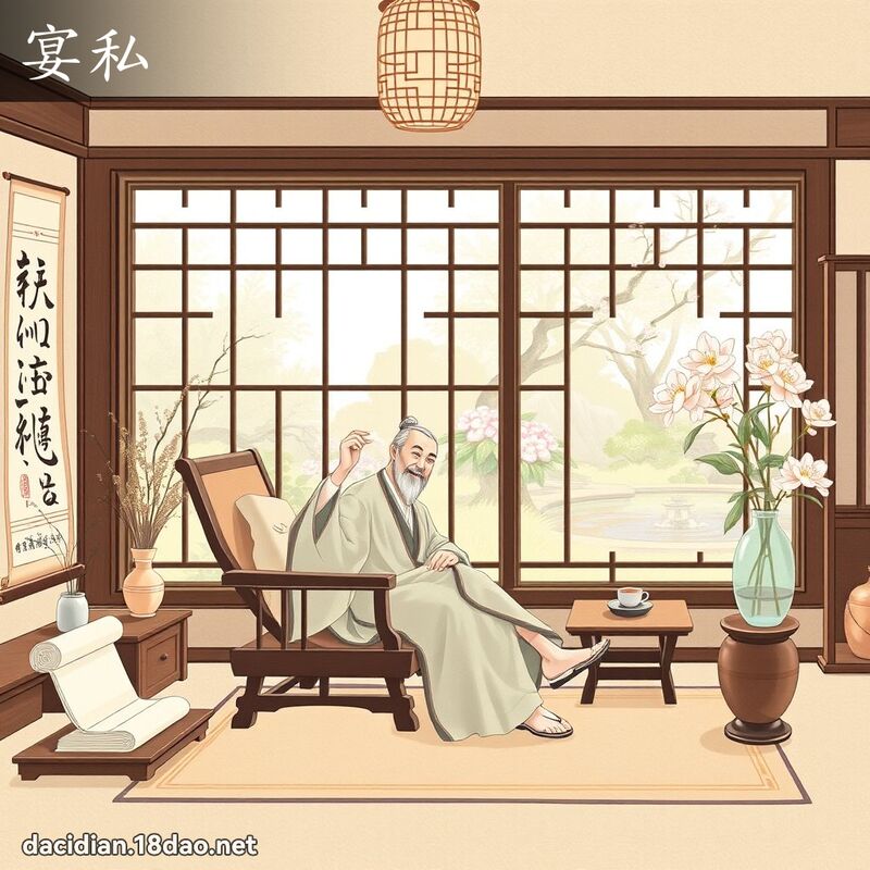 宴私 - 国语大辞典配图