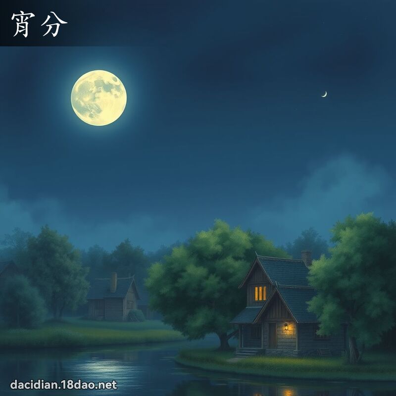 宵分 - 国语大辞典配图