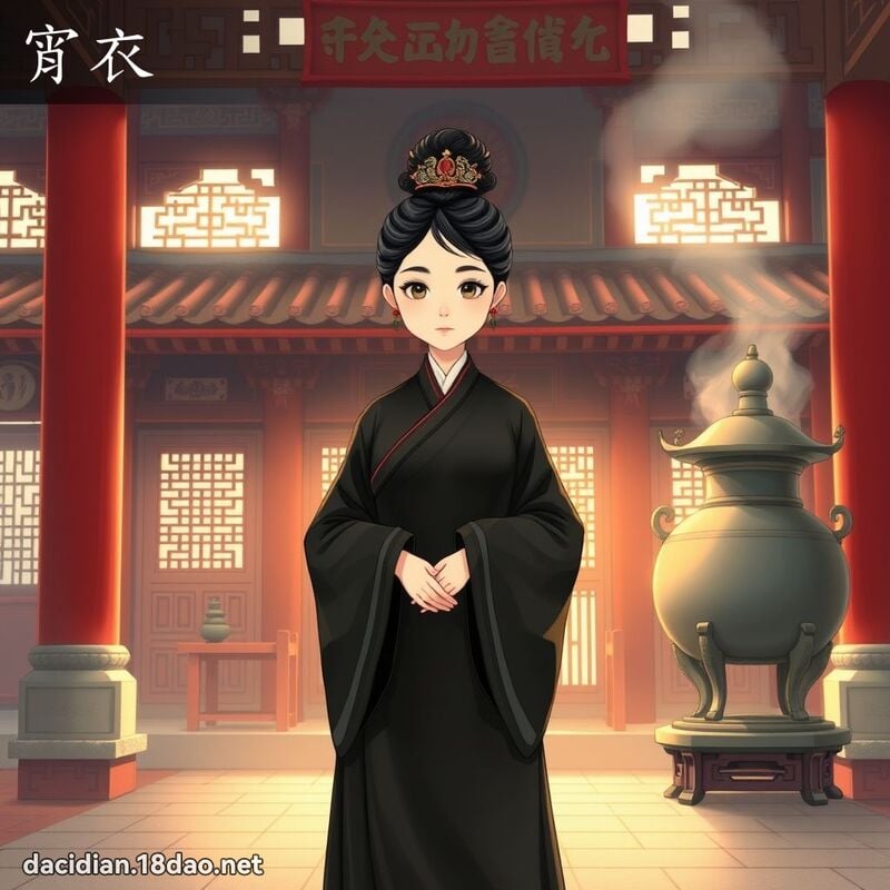 宵衣 - 國語大辭典配圖