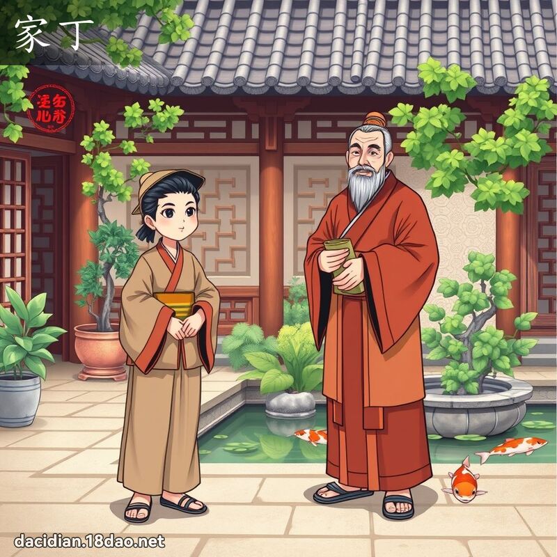 家丁 - 国语大辞典配图