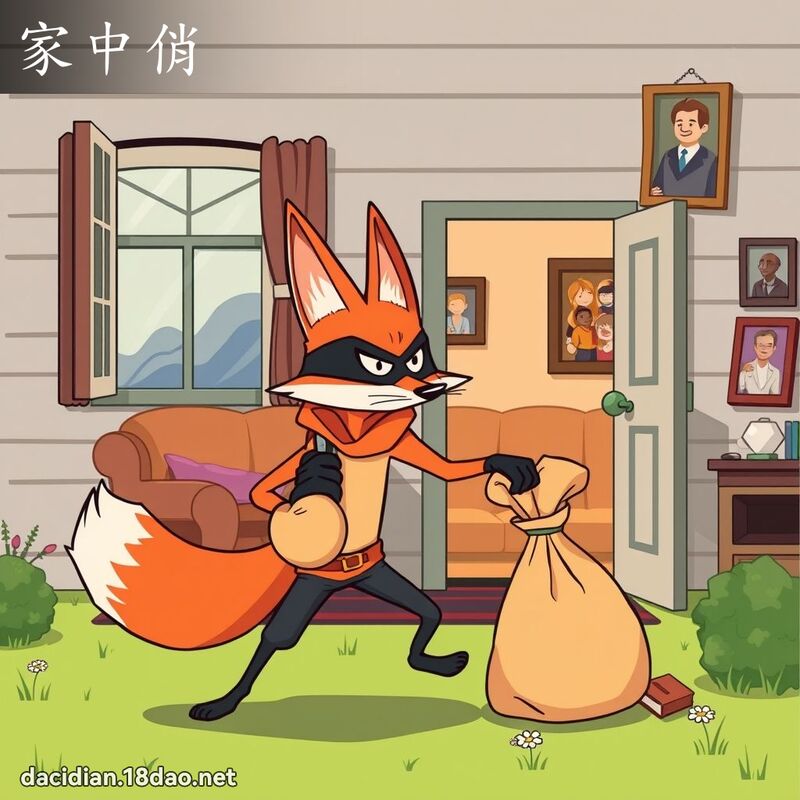 家中俏 - 國語大辭典配圖
