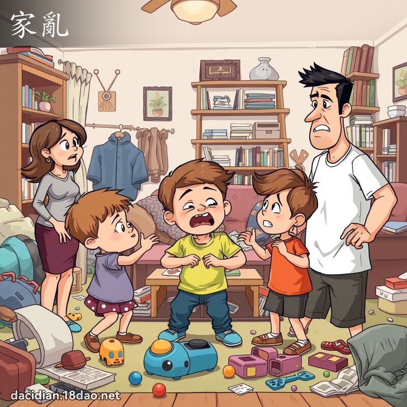 家亂 - 國語大辭典配圖