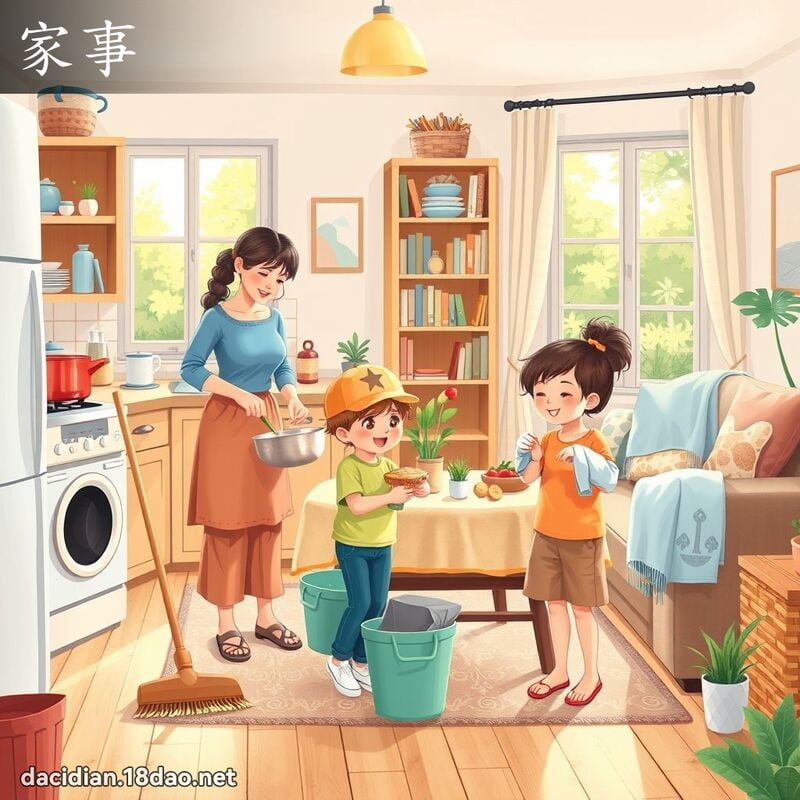 家事 - 国语大辞典配图