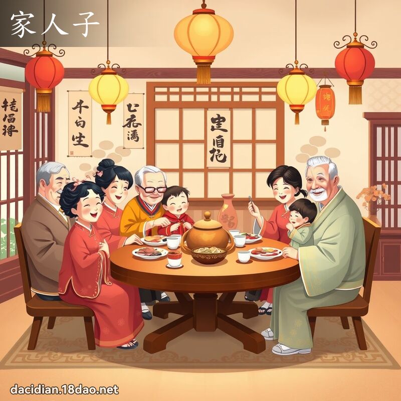 家人子 - 国语大辞典配图