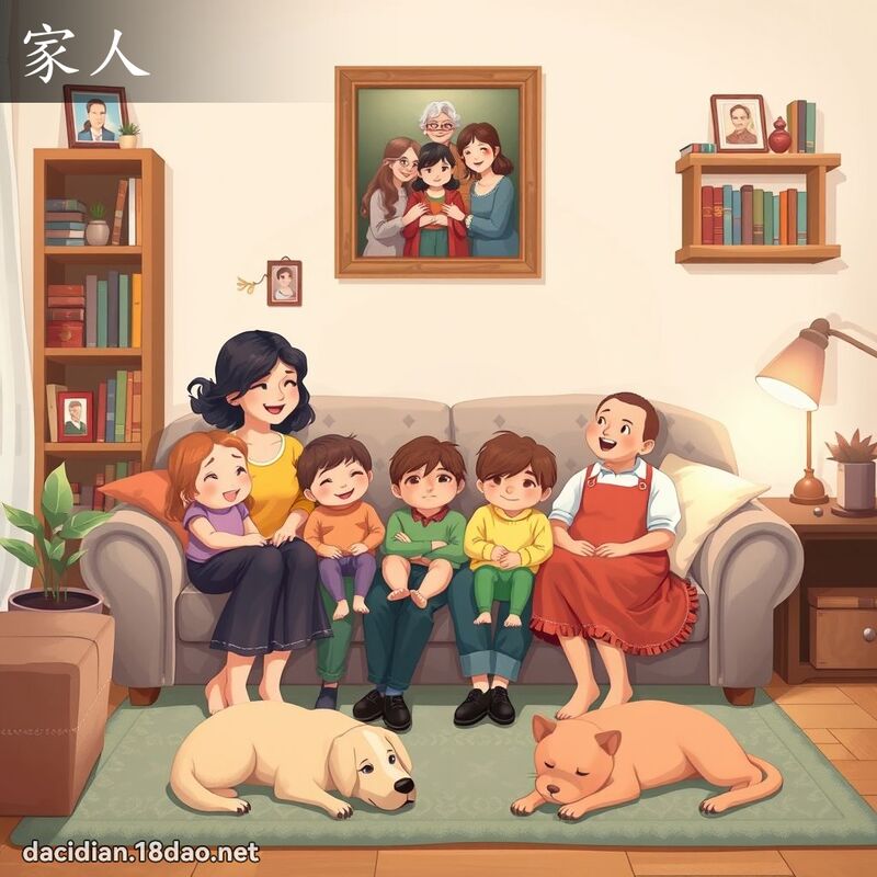 家人 - 國語大辭典配圖