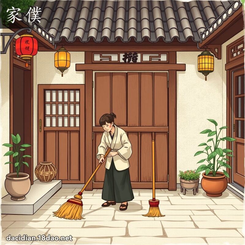 家仆 - 国语大辞典配图