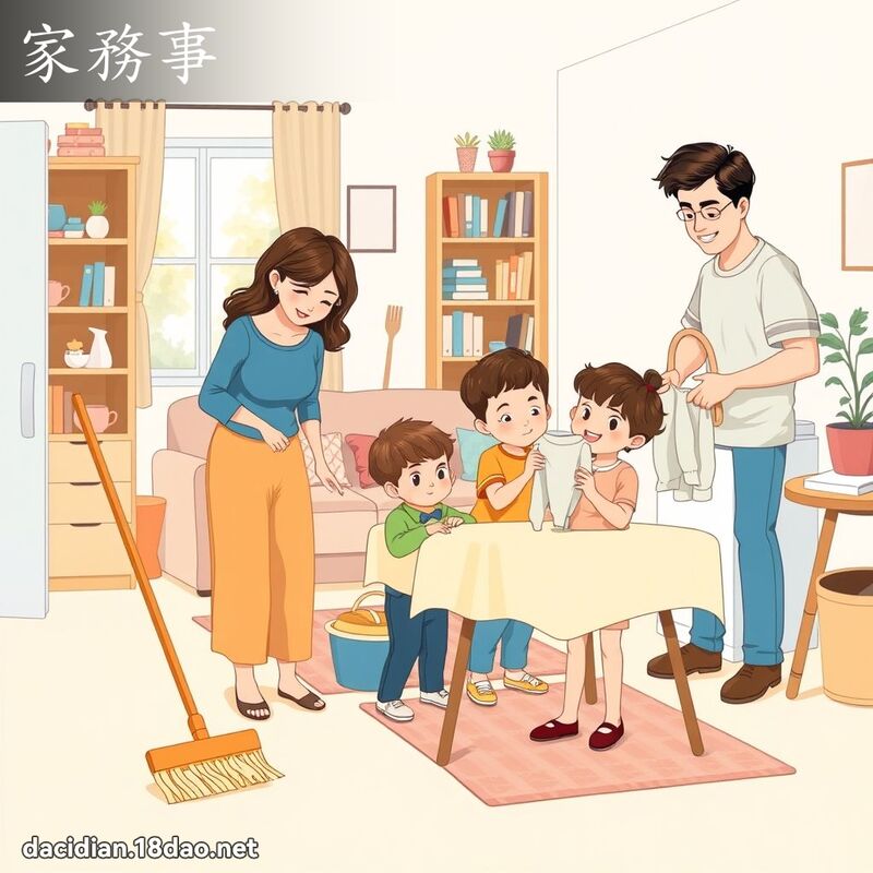 家务事 - 国语大辞典配图