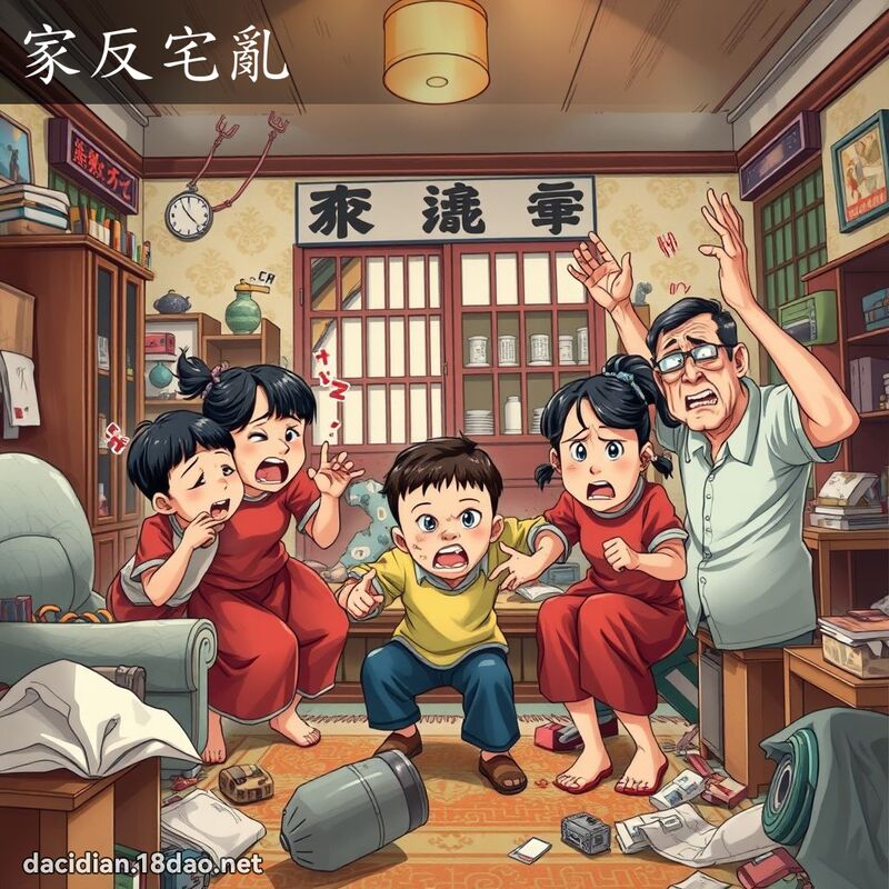 家反宅亂 - 國語大辭典配圖