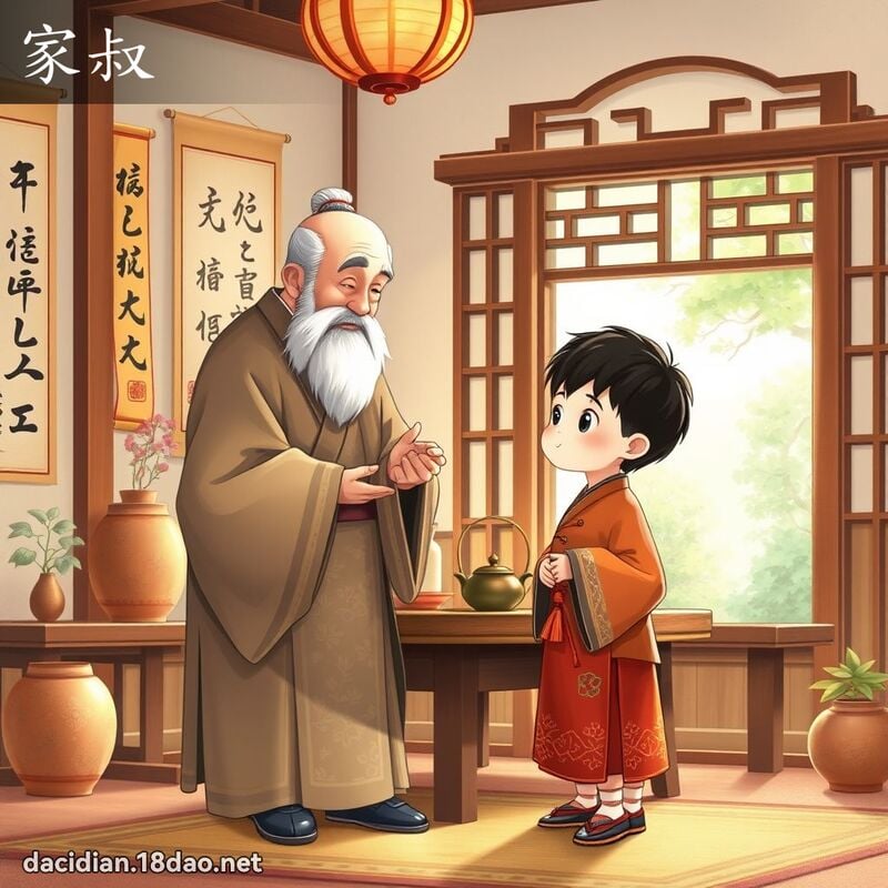 家叔 - 國語大辭典配圖