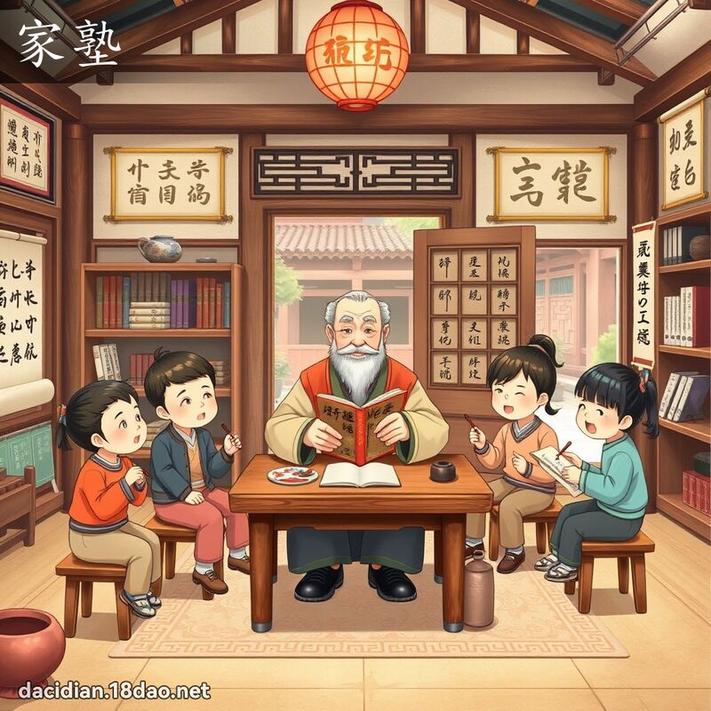 家塾 - 國語大辭典配圖