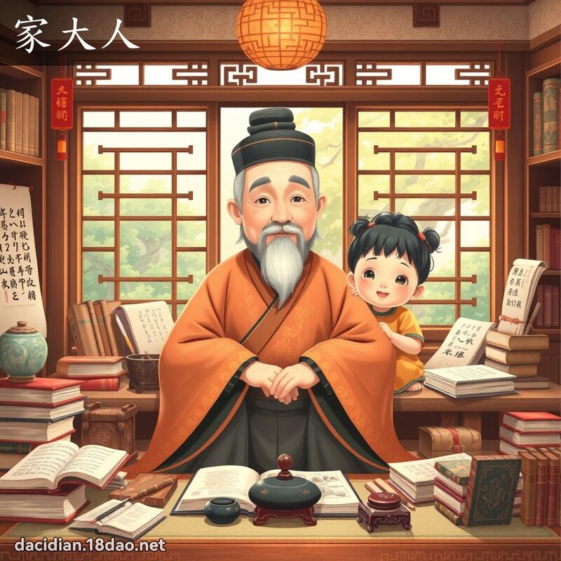 家大人 - 国语大辞典配图