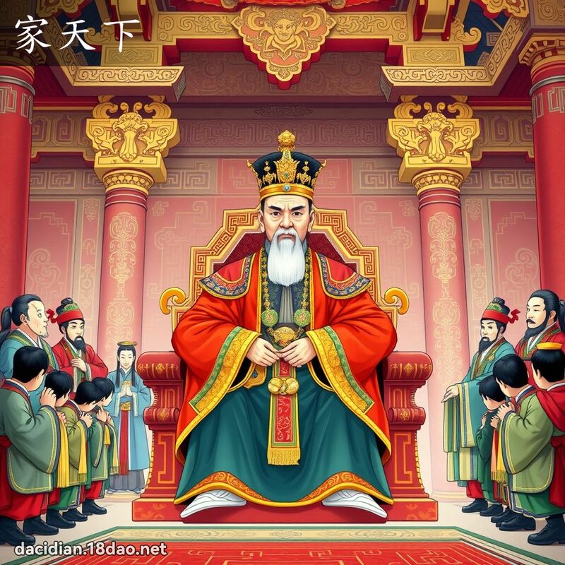 家天下 - 国语大辞典配图