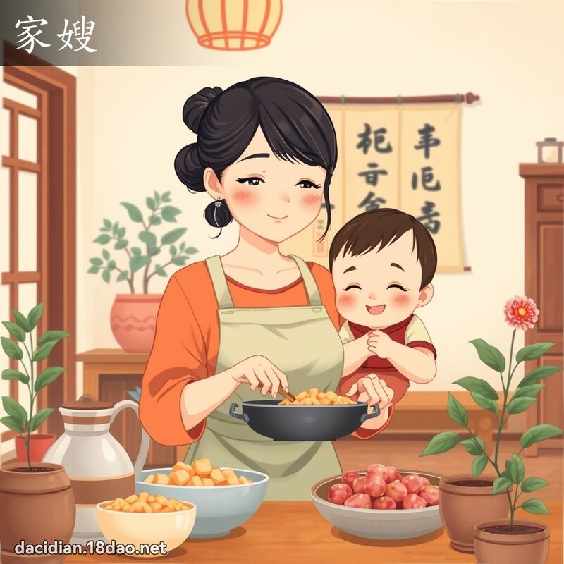 家嫂 - 國語大辭典配圖