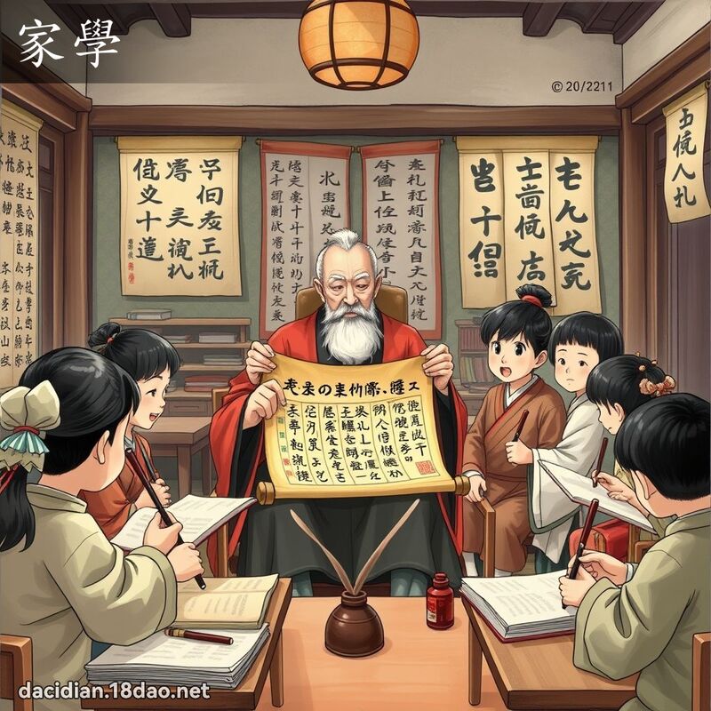 家学 - 国语大辞典配图