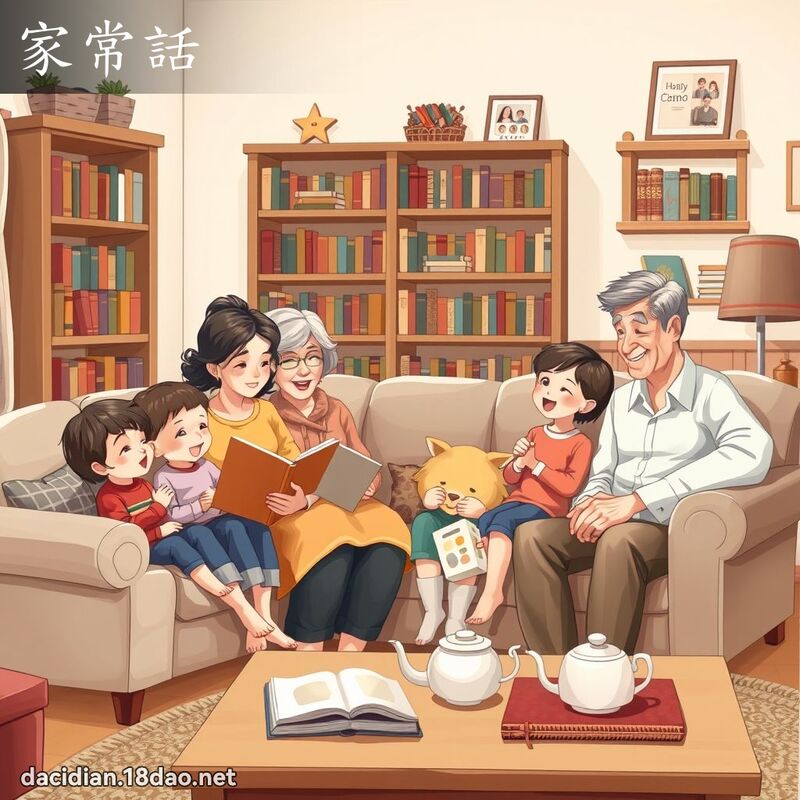 家常話 - 國語大辭典配圖