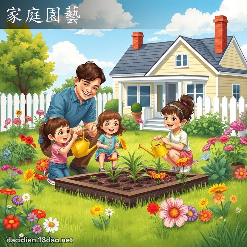 家庭園藝 - 國語大辭典配圖