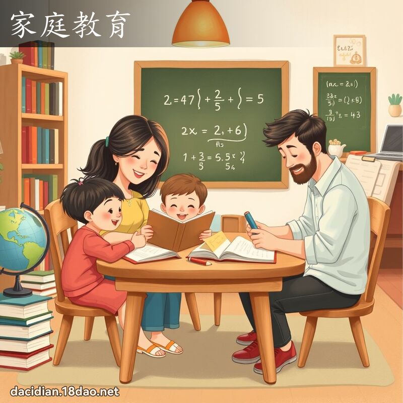 家庭教育 - 国语大辞典配图