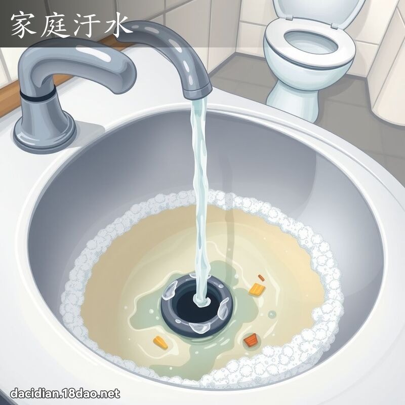 家庭汙水 - 国语大辞典配图