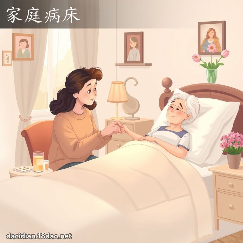 家庭病床 - 國語大辭典配圖