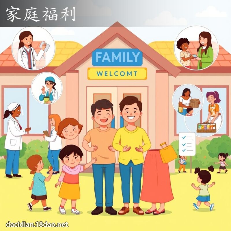 家庭福利 - 国语大辞典配图