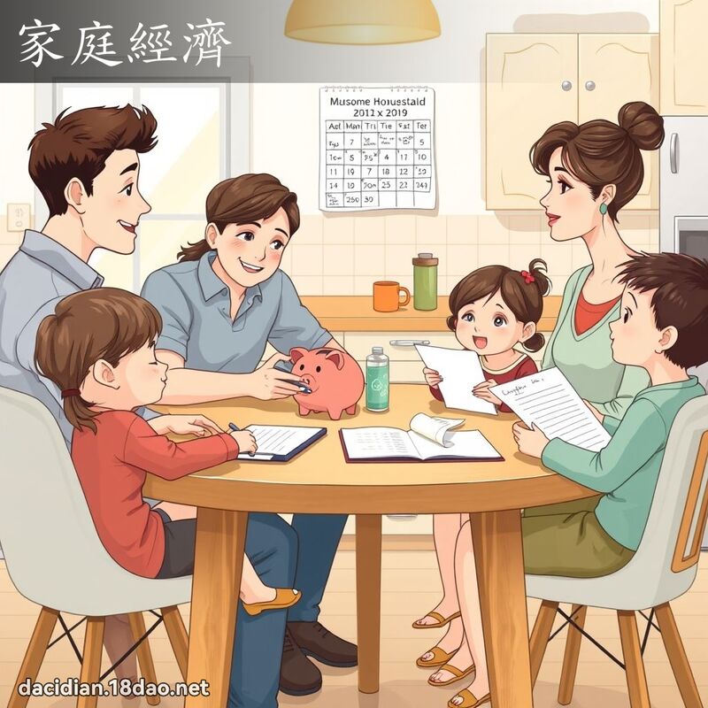 家庭經濟 - 國語大辭典配圖