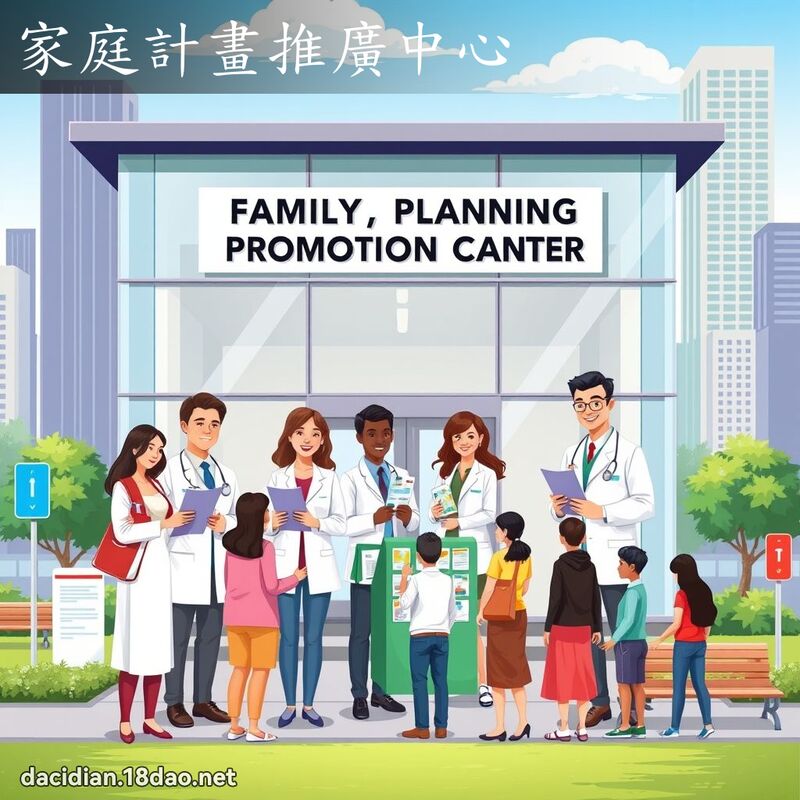 家庭計畫推廣中心 - 國語大辭典配圖