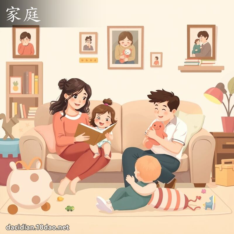 家庭 - 國語大辭典配圖