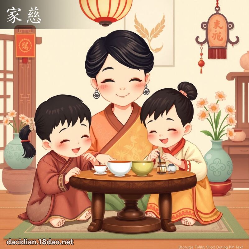 家慈 - 國語大辭典配圖