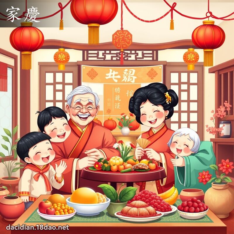 家慶 - 國語大辭典配圖