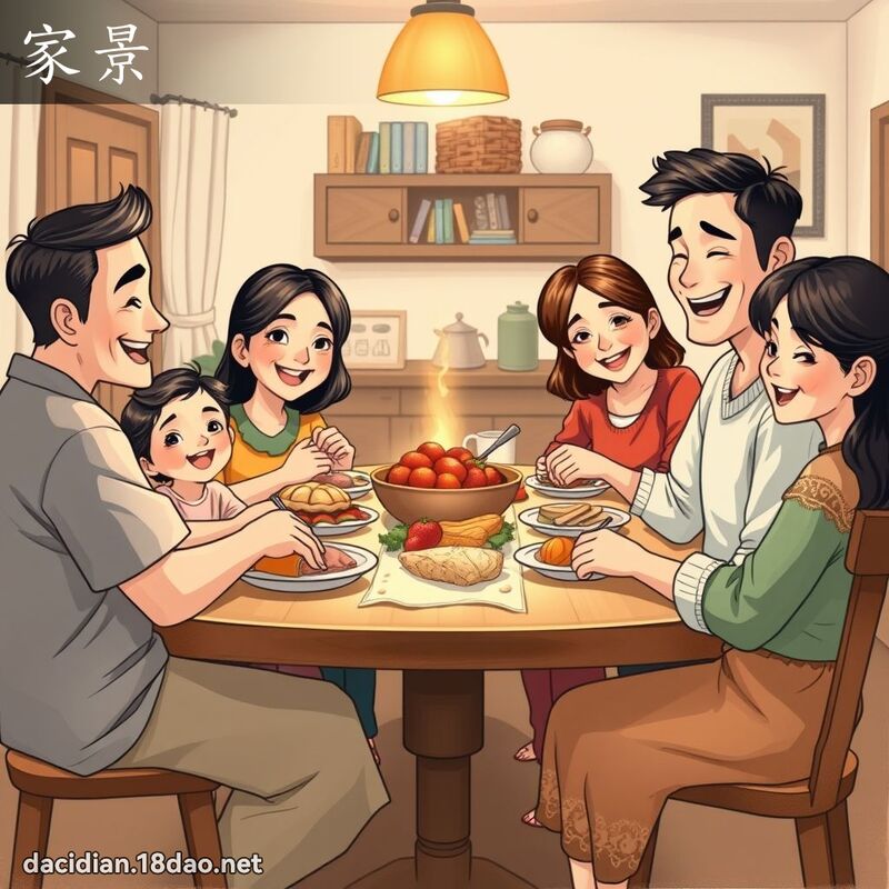 家景 - 国语大辞典配图