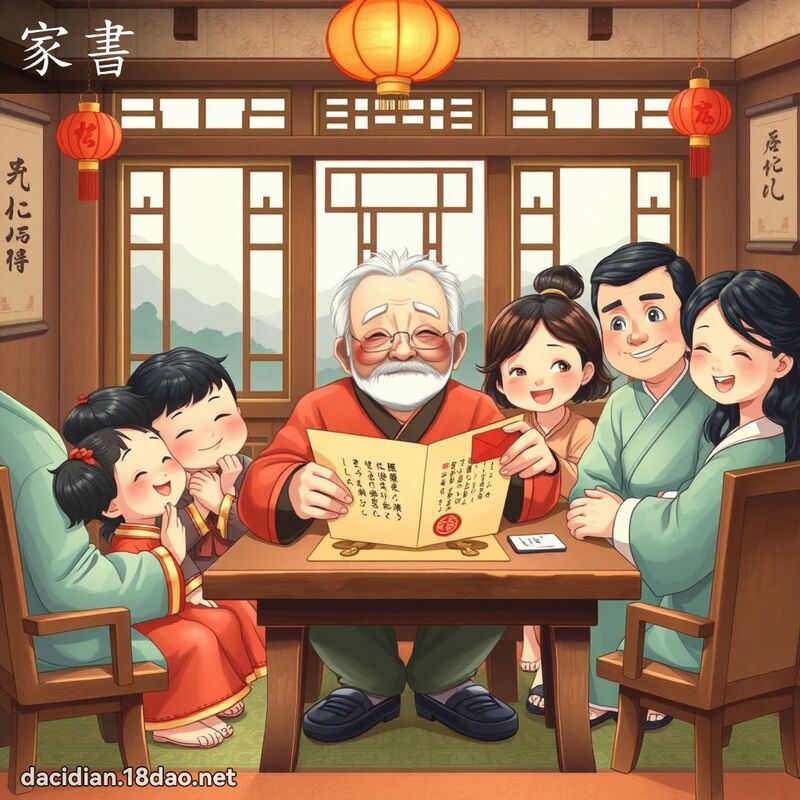 家書 - 國語大辭典配圖