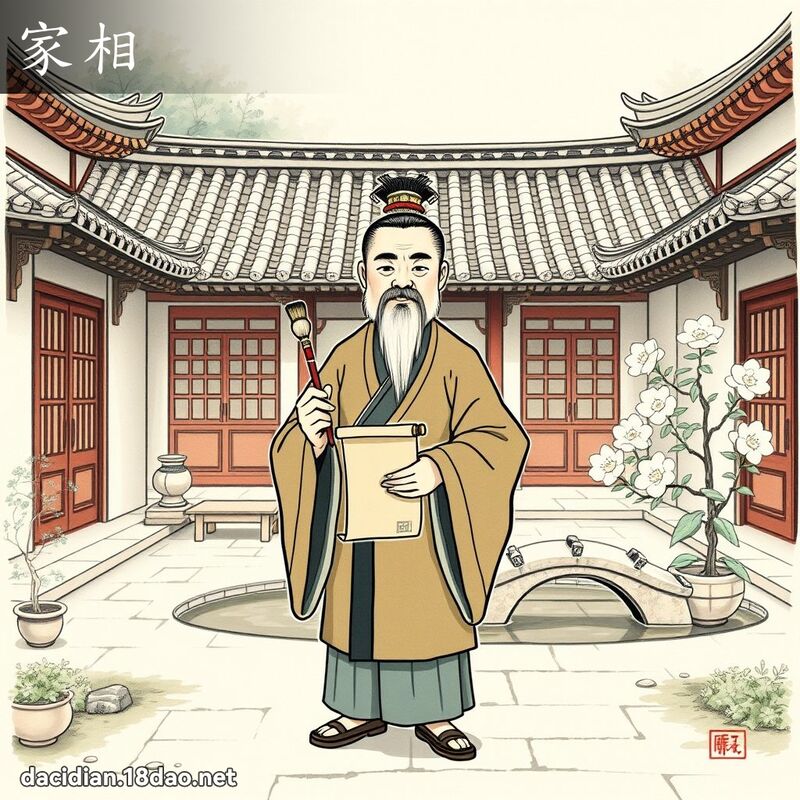 家相 - 国语大辞典配图