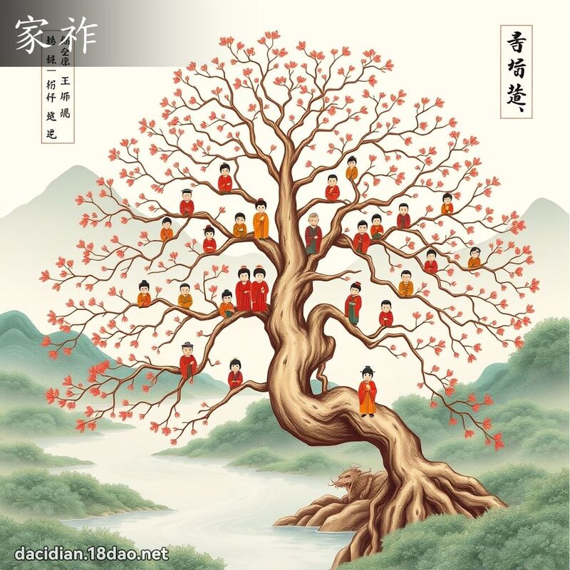 家祚 - 國語大辭典配圖
