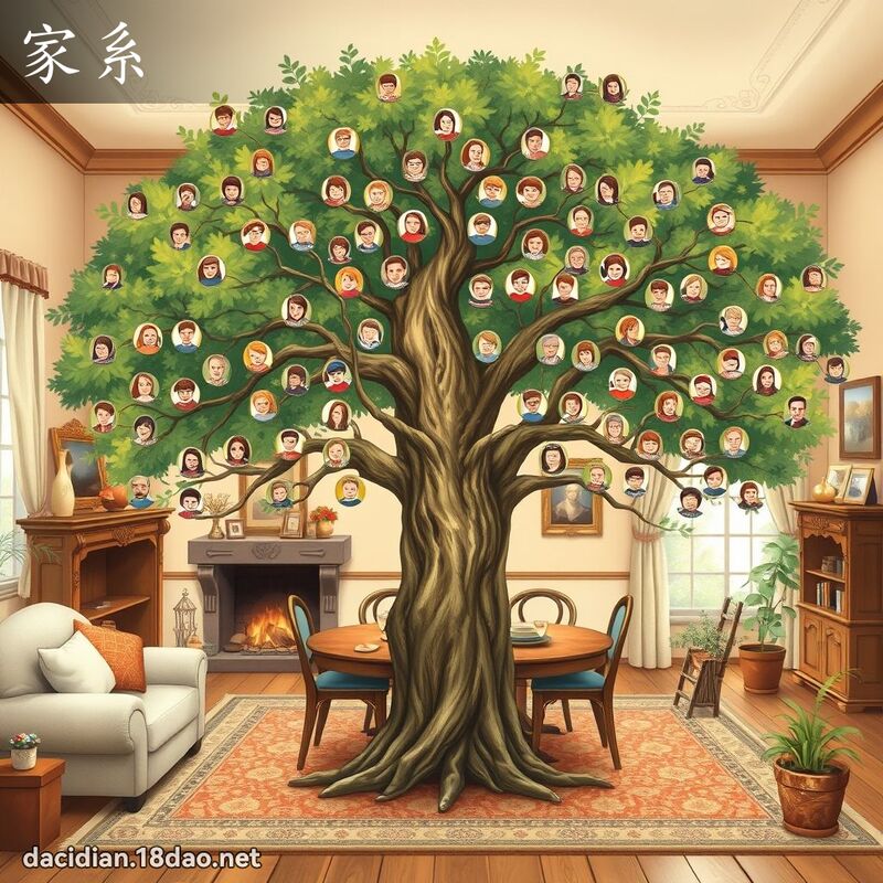 家系 - 國語大辭典配圖