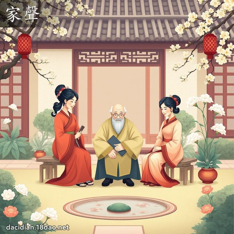 家聲 - 國語大辭典配圖