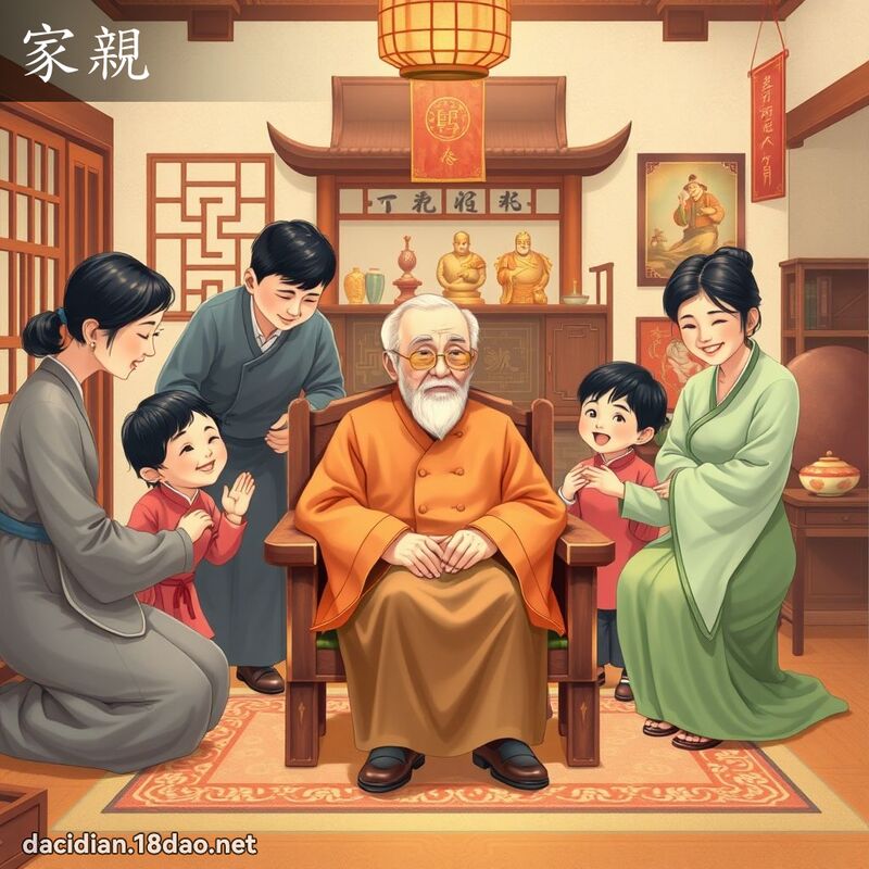 家親 - 國語大辭典配圖