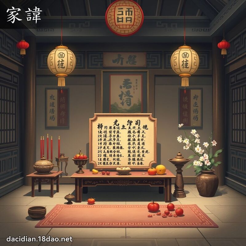 家諱 - 國語大辭典配圖