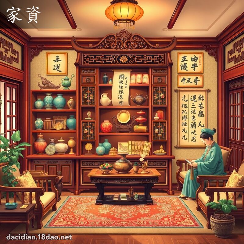 家資 - 國語大辭典配圖