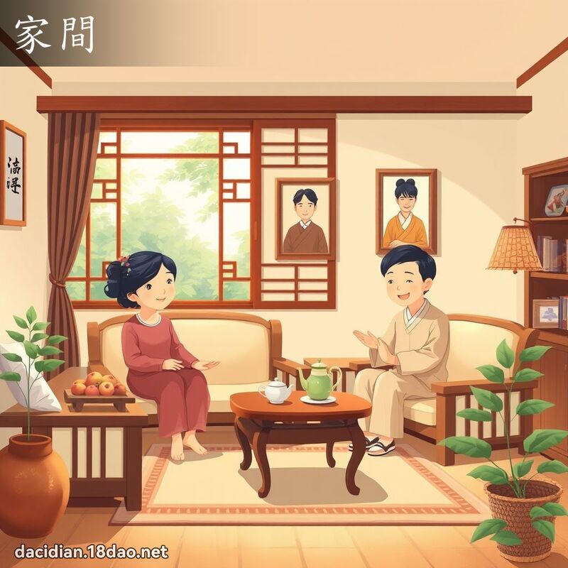 家间 - 国语大辞典配图