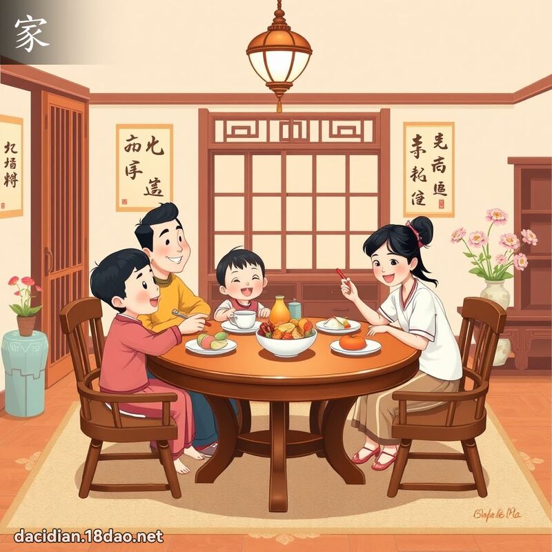漢字: 家 (多音字)