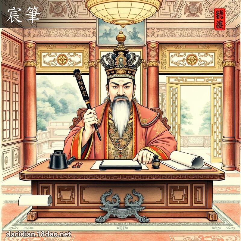 宸筆 - 國語大辭典配圖
